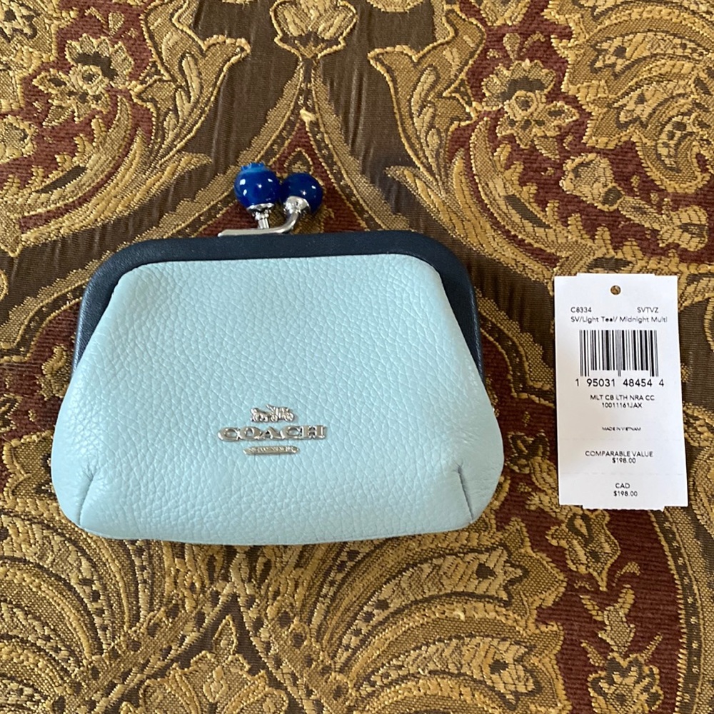 Coach Nora Kisslock Card Case #C8334